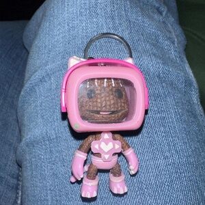 console kitty - little big planet keychain